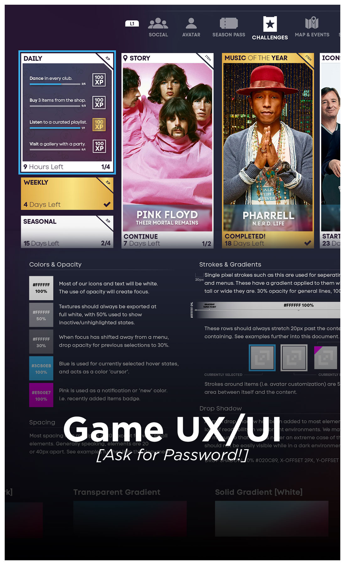Game UX/UI [Console] – Derek Free image.